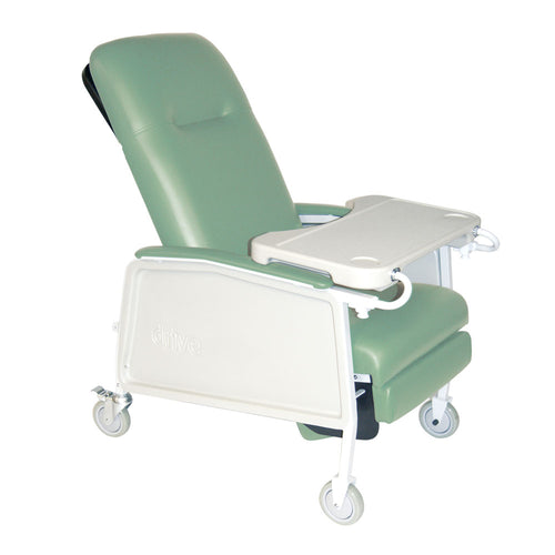 Drive Medical D574EW-J 3 Position Heavy Duty Bariatric Geri Chair Recliner, Jade